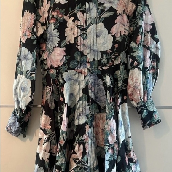 Zimmermann Black Floral Long-Sleeve Maxi Dress - Picture 4 of 6